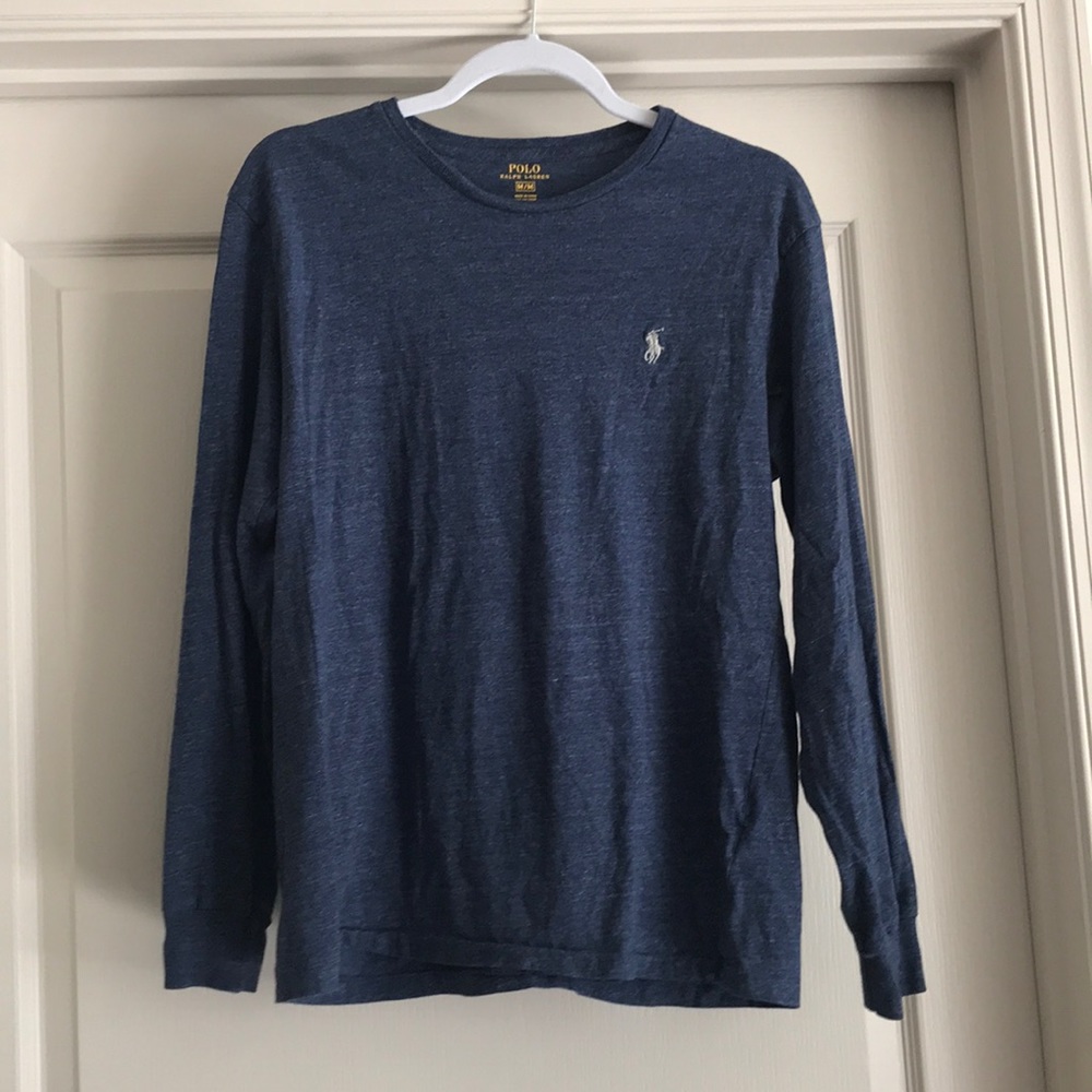 Men’s Ralph Lauren navy blue long sleeve T-shirt